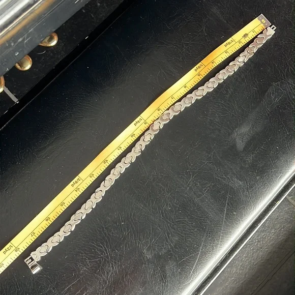 Mexican Sterling Silver Salvador Jualler Puzzle Collar Necklace Taxco 925 TJ-21 - Picture 12 of 13